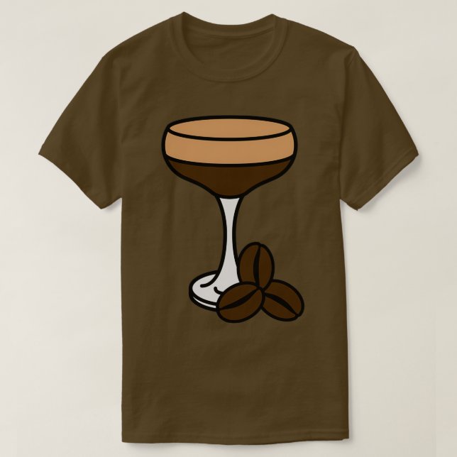 Camiseta Cócteles Espresso Martini (Diseño del anverso)