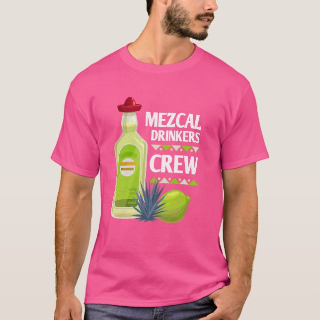 Camiseta Cócteles mezcal Tequila Margarita Mexicanos Alcoho (Anverso)