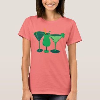 Camiseta Cócteles verdes del Día de San Patente