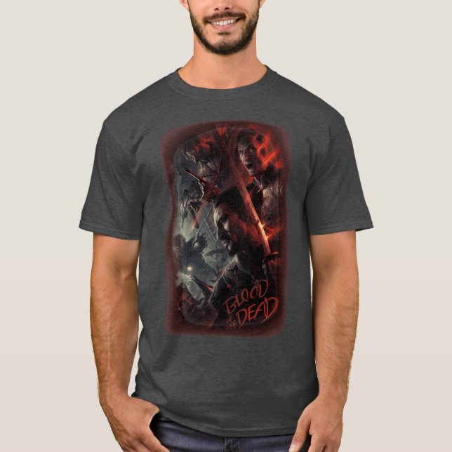 Camiseta COD BO4 Zombies Blood of the Dead Póster Pantalla  (Anverso)