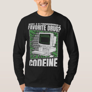 Camiseta Cod de programación de software Codeine Programmer