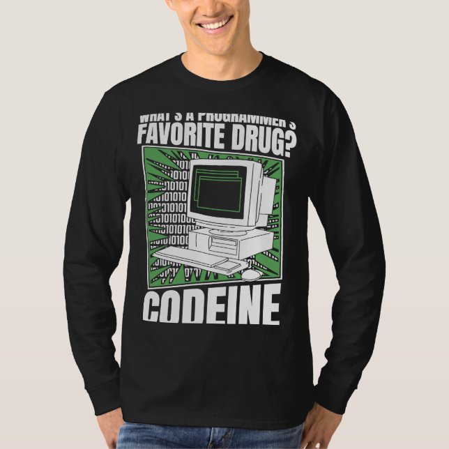 Camiseta Cod de programación de software Codeine Programmer (Anverso)