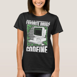 Camiseta Cod de programación de software Codeine Programmer