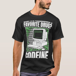 Camiseta Cod de programación de software Codeine Programmer