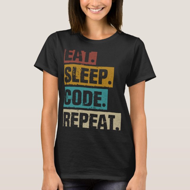 Camiseta Cód. de suspensión de consumo Software de repetici (Anverso)