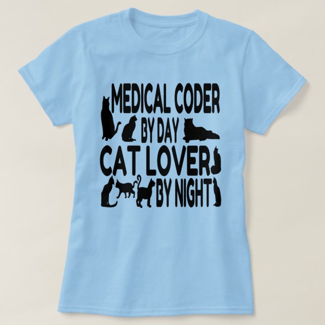 Camiseta Cód. médico de Cat Lover (Diseño del anverso)