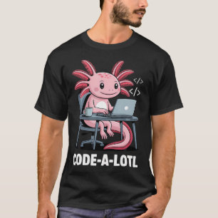 Camiseta Code-Alotl divertido ajolote para