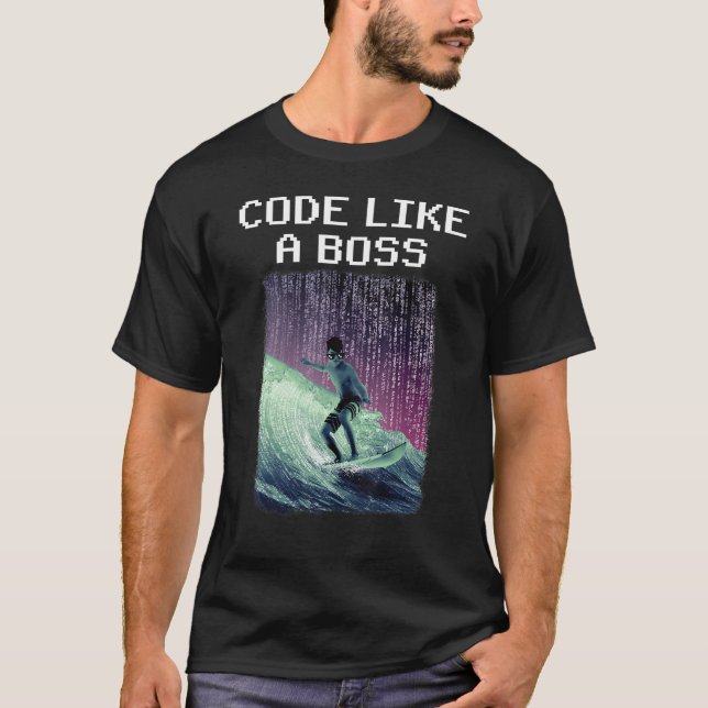 Camiseta Code like a boss 2 (Anverso)