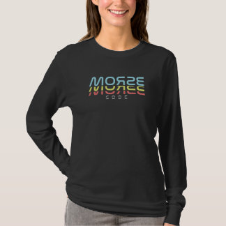 Camiseta Code Morse Communication Signal Radio Operator