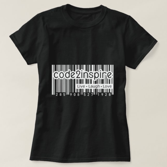 Camiseta Code to Inspire (Diseño del anverso)