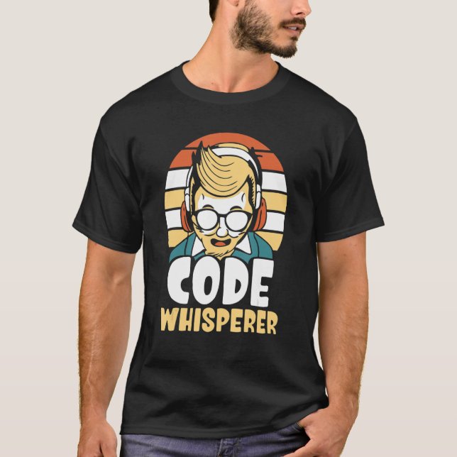 Camiseta Code Whisperer Codificación Programador Programaci (Anverso)