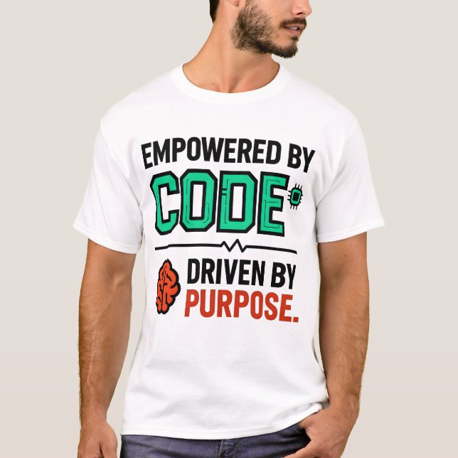 Camiseta Code With Purpose (Anverso)