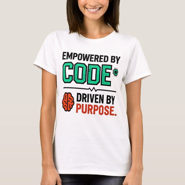 Camiseta Code With Purpose (Anverso)