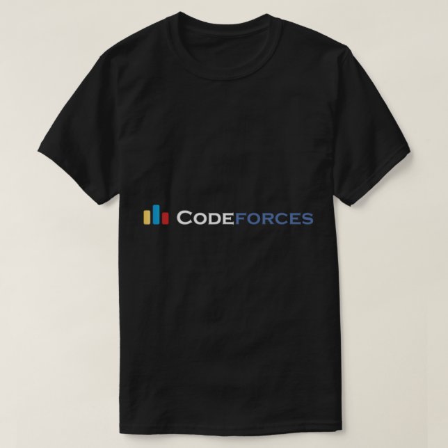 Camiseta Codeforce Dark (Diseño del anverso)