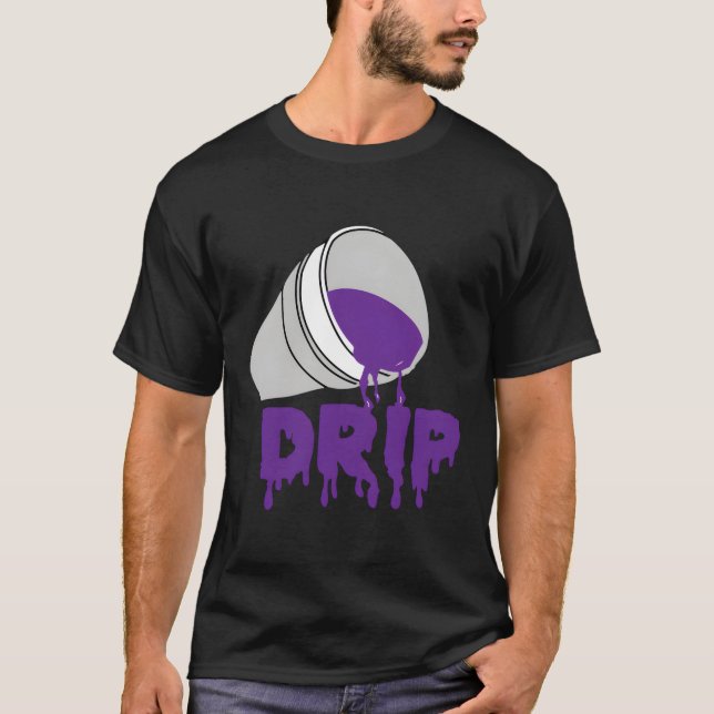 Camiseta Codeine Dream Drin Hip Púrpura Rap Medios Sociales (Anverso)