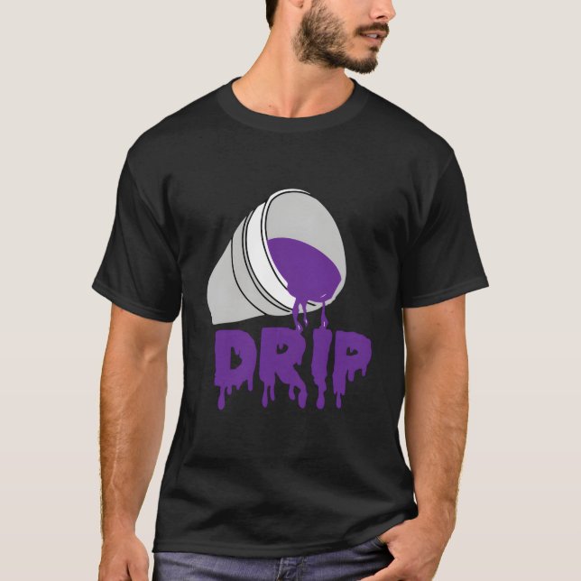Camiseta Codeine Dream Drin Hip Púrpura Rap Medios Sociales (Anverso)