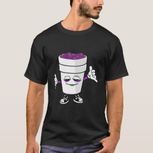 Camiseta Codeine Purple Brank Sizzurp Doble Copa de León