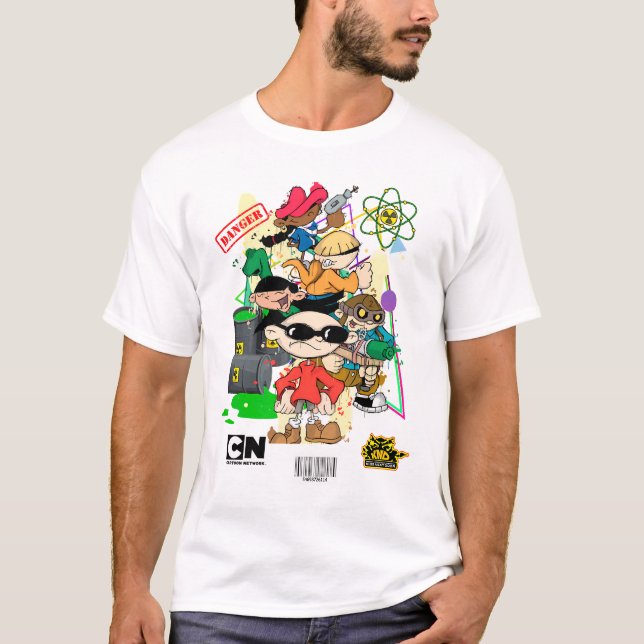 Camiseta Codename: Kids Next Door – KND Team 90s Cartoon Ar (Anverso)