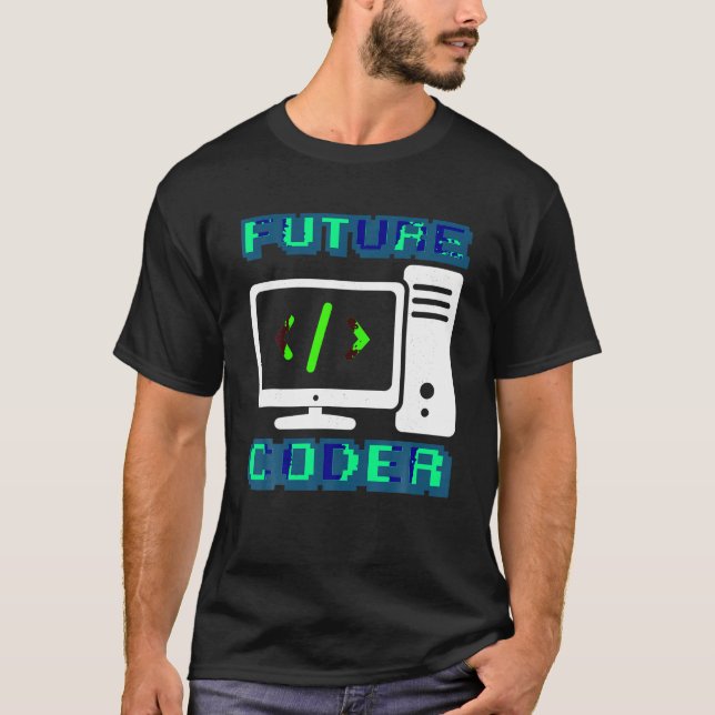 Camiseta Coder Design Funny Programador Ciencias de la Comp (Anverso)