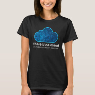 Camiseta Coder No hay nubes Es solo que alguien más está en