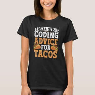 Camiseta Coder Taco Coding Mexico Food for Programmer 4