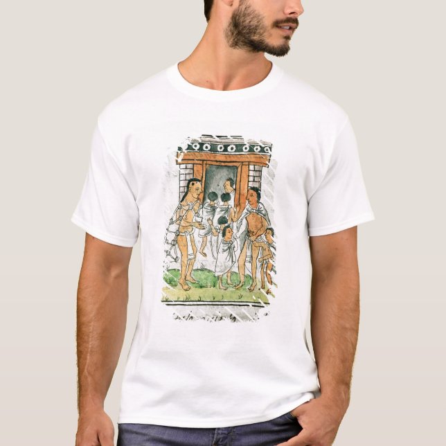 Camiseta Codex florentino de Bernardino de Sahagun (Anverso)