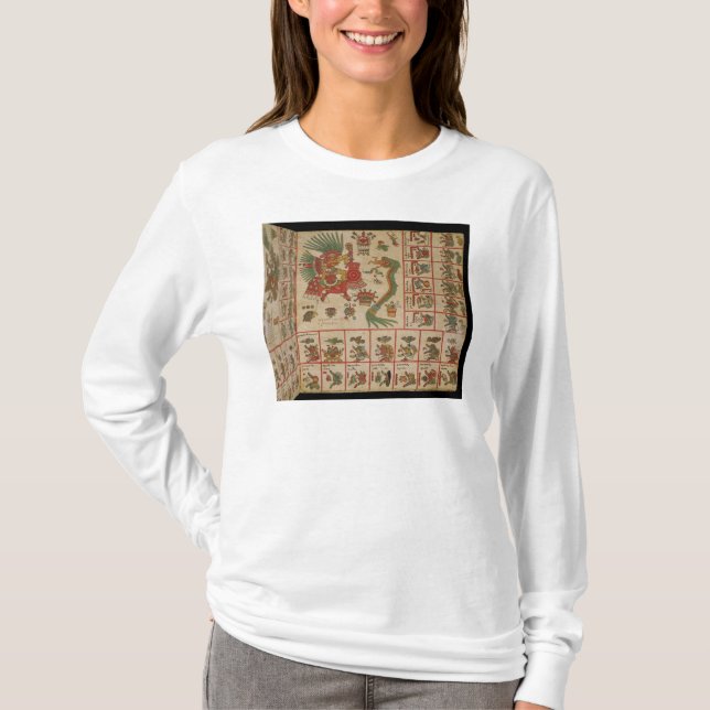 Camiseta Códice azteca Borbonicus (Anverso)