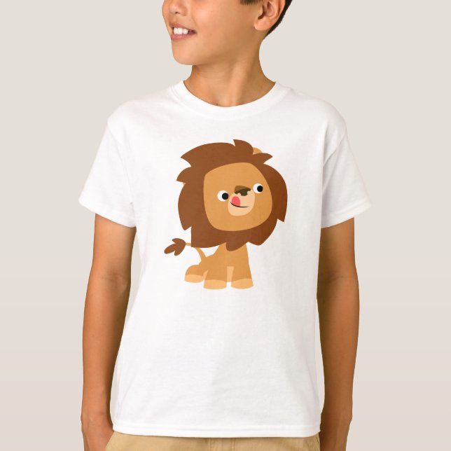 Camiseta codiciosa Personalizado León Niños (Anverso)