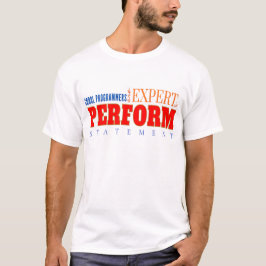 Camiseta Codificación clásica del experto en procedimientos