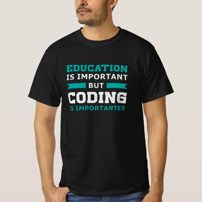 Camiseta Codificación de código médico es importante para e (Anverso)