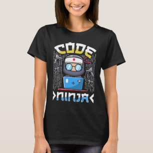 Camiseta Codificación de código Ninja Coding Cyber Secur