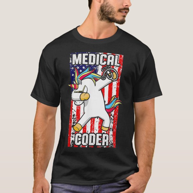 Camiseta Codificación de facturación de código médico _77 (Anverso)