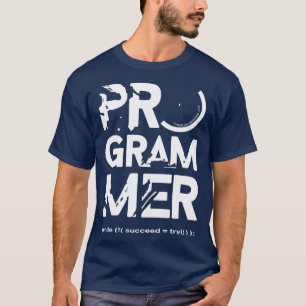 Camiseta Codificación de ingeniero de software para el prog