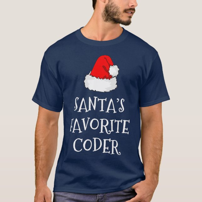 Camiseta Codificación de Navidades de regalo de codificador (Anverso)