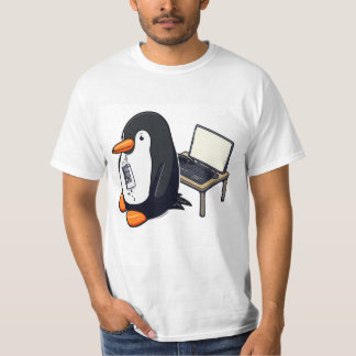 Camiseta Codificación de pingüino