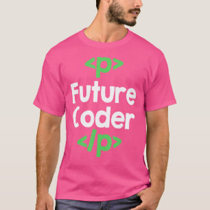 Camiseta Codificación de programación de codificadores futu