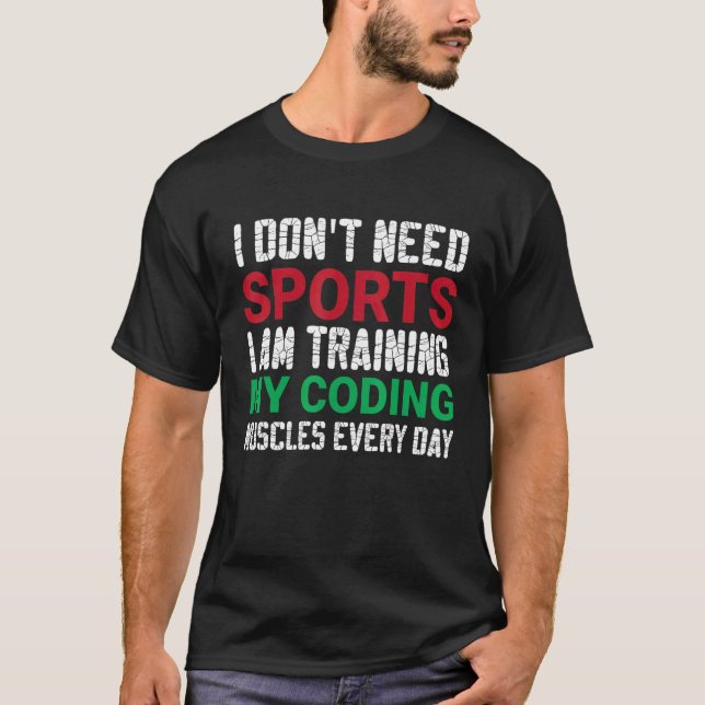 Camiseta Codificación de programación de programadores (Anverso)