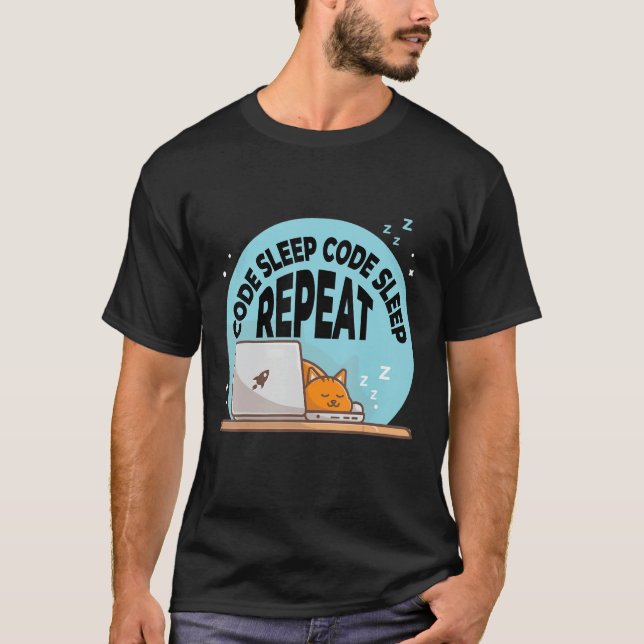 Camiseta Codificación de programación de programadores 6 (Anverso)