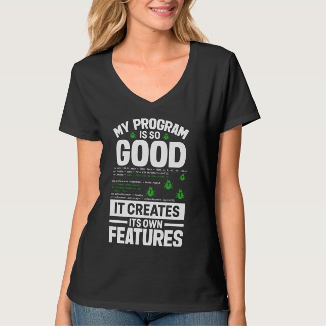 Camiseta Codificación de programación de programadores info (Anverso)