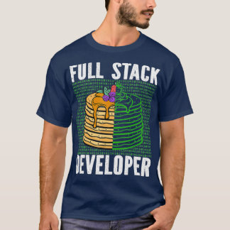 Camiseta Codificación de software de desarrollador de pila