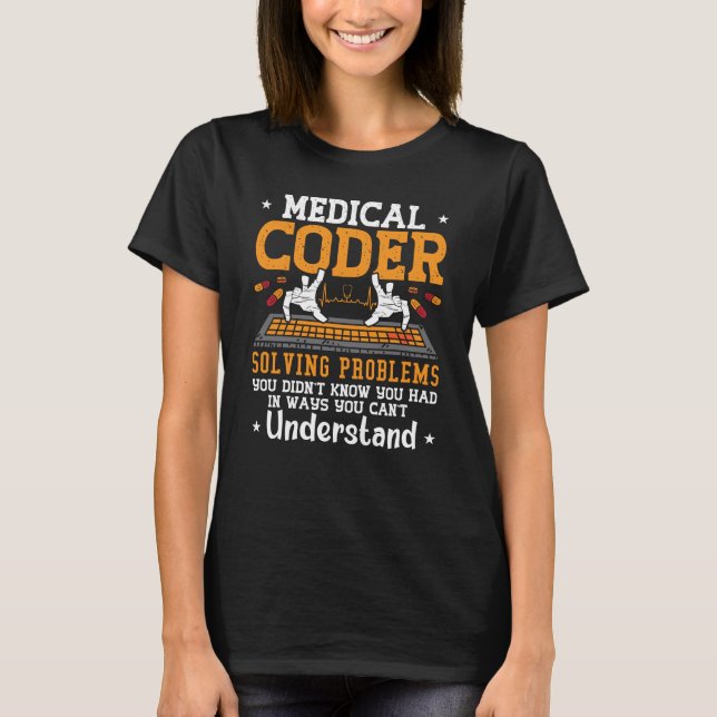 Camiseta Codificación del asistente de solución de problema (Anverso)