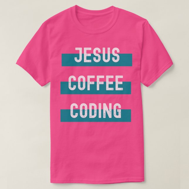 Camiseta Codificación del café de Jesús (Diseño del anverso)