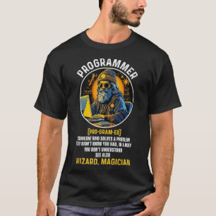 Camiseta Codificación divertida De Definición De Programado