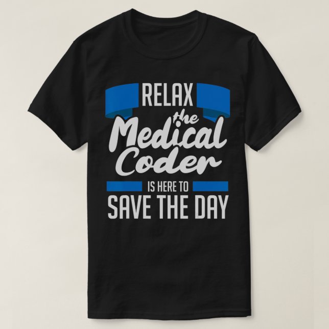 Camiseta Codificación médica de código médico (Diseño del anverso)