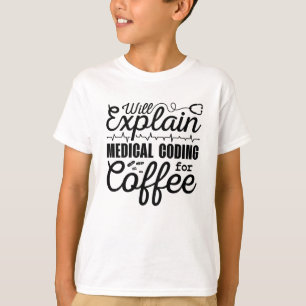 Camiseta Codificación médica de código médico de código par