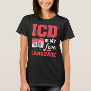 Camiseta Codificación médica de código médico ICD Facturaci