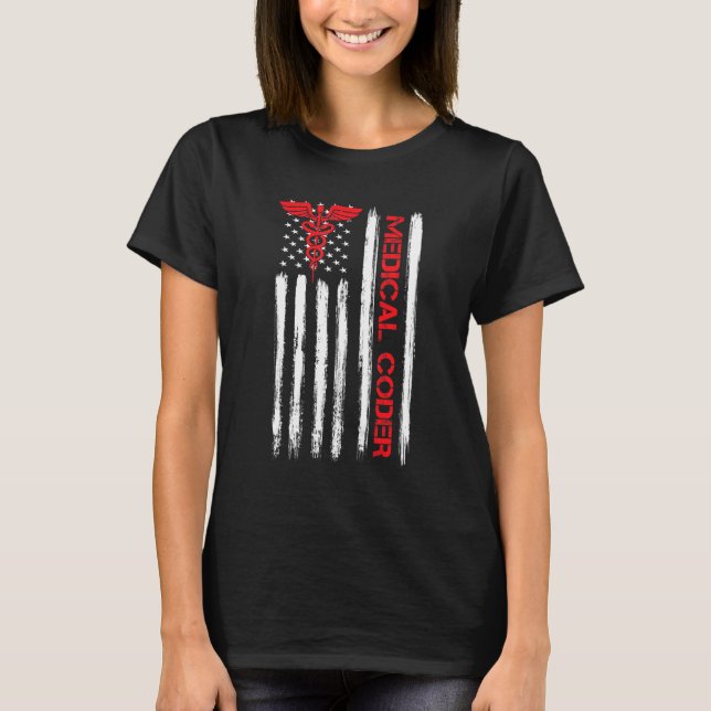 Camiseta Codificación Médica Vida Codificación Médica Bande (Anverso)