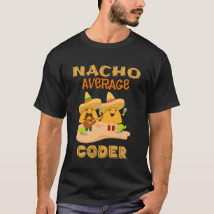 Camiseta Codificación Nacho Promedio De Codificación De Com