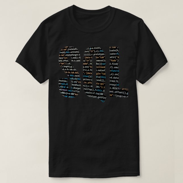 Camiseta Codificación SQL (Diseño del anverso)