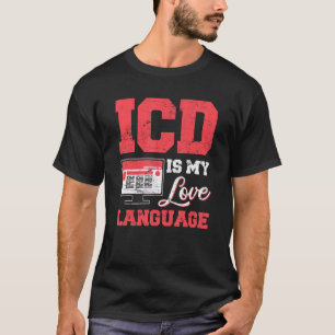 Camiseta Codificador Médico ICD Codificación Médica Factura